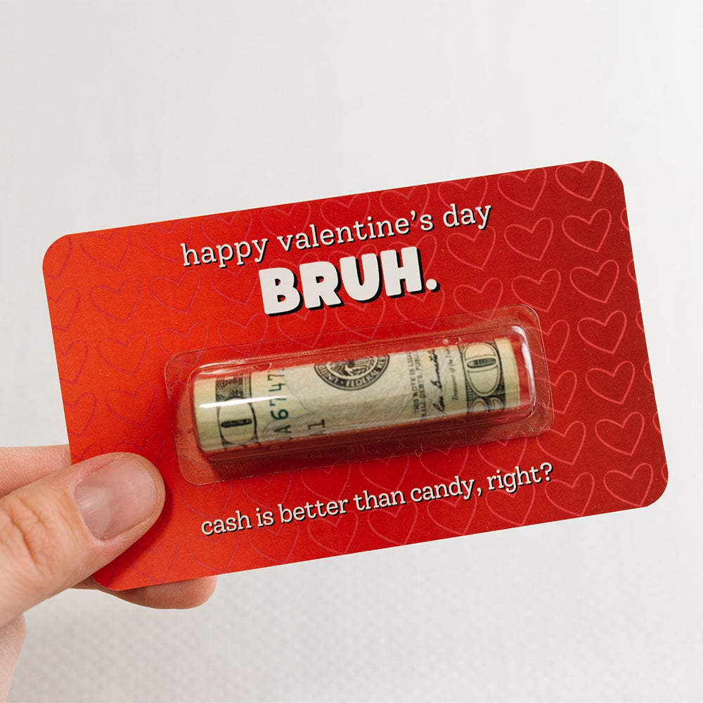 XOXO Here Is A Little Extra Dough Valentine's Day Funny Money Holder Card LM32 897425