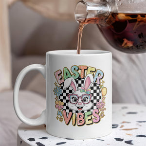 Easter Bunny Funny Vibes White Mug LM32 893131