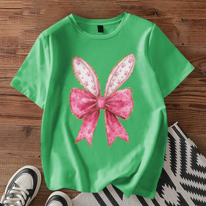 Gold Coquette Easter Bunny T-Shirt LM32 893123