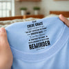 To My Daughter Whisper Back I Am The Storm - Personalized Back Neck Shirt HA75 920786