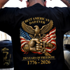 Personalized Best American Dad Ever 250 Years Of Freedom Back Shirt CH07 911000