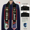 Personalized Country Flag Graduation Stole Sash – Class of 2026 Custom Graduation Gift HA75 898894