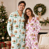 Custom Photo Dog Cat Mom Dad Flannel Pajamas Christmas Gift for Pet Lovers HO82 903448