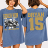 Custom Senior Dad Mom Football Shirt, Personalized Photo Tee with Name & Number Back, The Final Quarter, Class of 2027 Gift HO82 903214