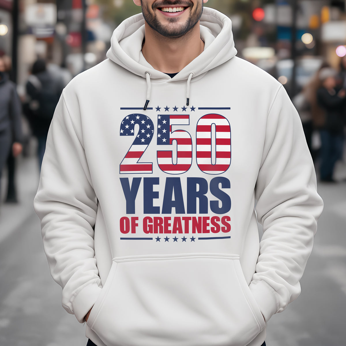 250 Years of Greatness USA Flag Patriotic 1776-2026 Anniversary Bright Shirt LM32 895227