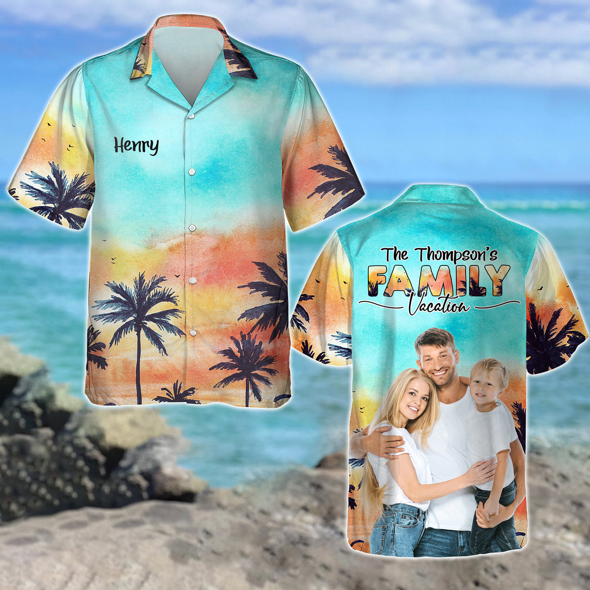 Custom Photo Family Vacation Hawaii Shirt TH10 894037
