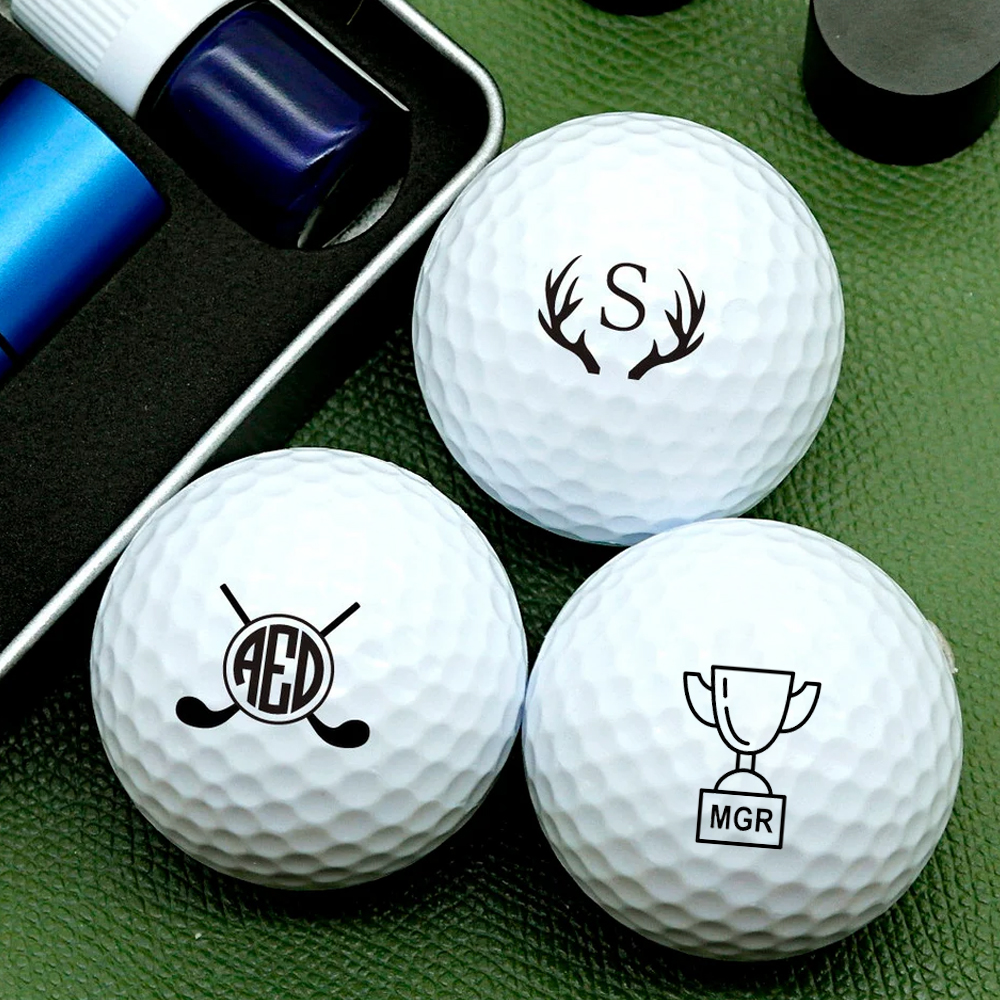 Personalized Golf Ball Stamp Box, Personalized Golf Stamps, Gift for Golfer, Golf Ball Marker HA75 898240