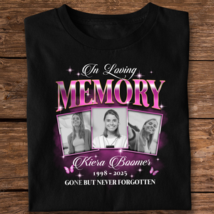 Custom Photo In Loving Memory Sympathy Gift Loss Of Loved One - Personalized Photo Memorial Shirt CH07 896382