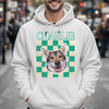 Custom Photo Dog & Cat Portrait Bright Shirt with Pet Name, Retro Vintage Pet Lover Gift TH10 170373