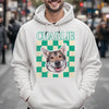 Custom Photo Dog & Cat Portrait Bright Shirt with Pet Name, Retro Vintage Pet Lover Gift TH10 170373