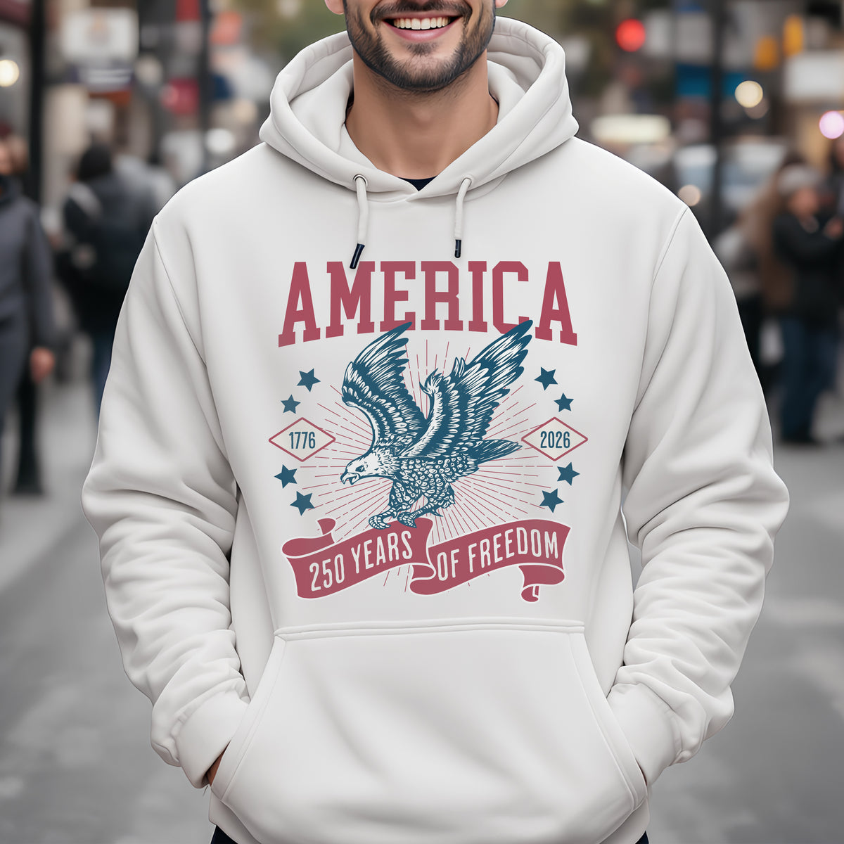 Custom Dog Photo America 250th Anniversary Eagle Bright Shirt LM32 895237