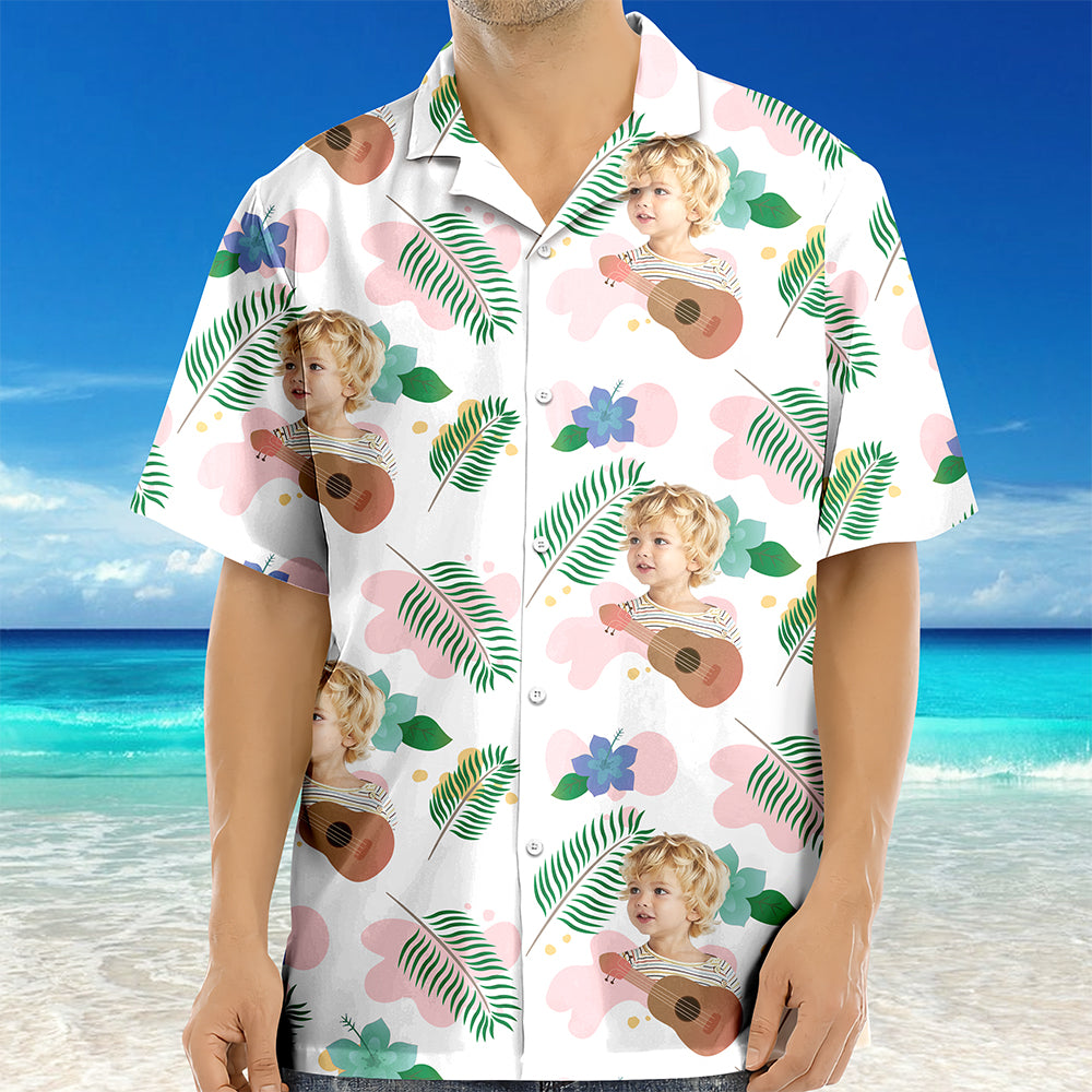Custom Photo Funny Face Aloha Hawaii Shirt TH10 892745