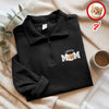 Custom Face Dog Cat Dad Printed Quarter Zip Sweater Gift For Dog Cat Lovers HA75 898608