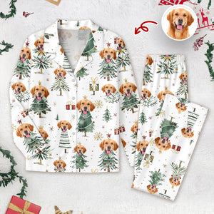 Custom Photo Pet Christmas Pajamas Gift For Pet Lovers LM32 897421