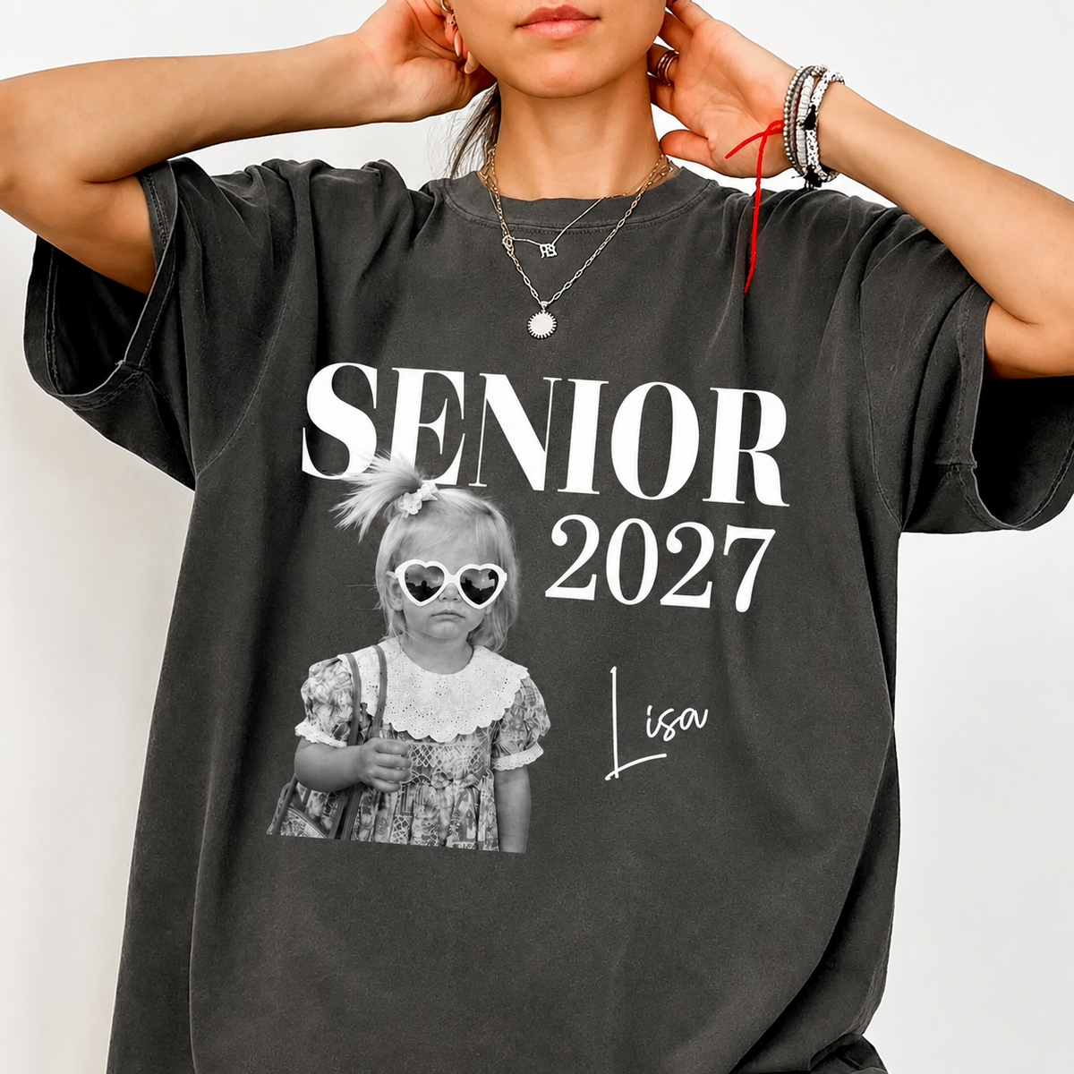 Custom Photo And Name Senior 2027 Comfort Shirt TH10 170609