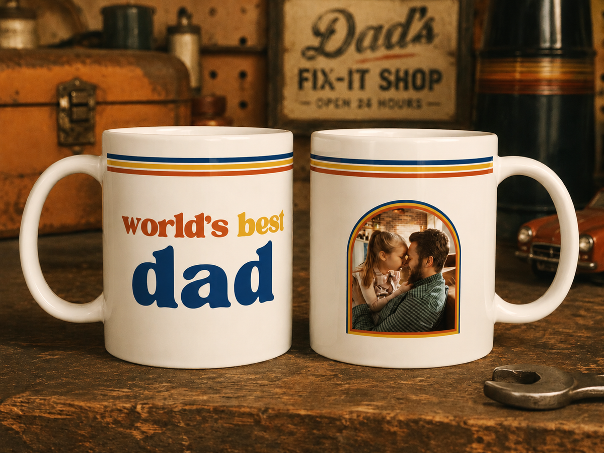 Custom Photo World Best Dad Mug - Gift For Father's Day TH10 169925