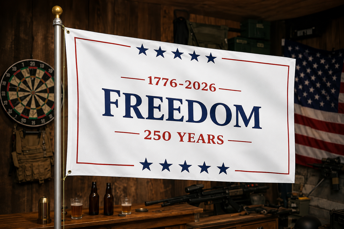 250 Years Freedom, 250 Years Patriotic American 1776 - 2026 Garden Flag TH10 170059