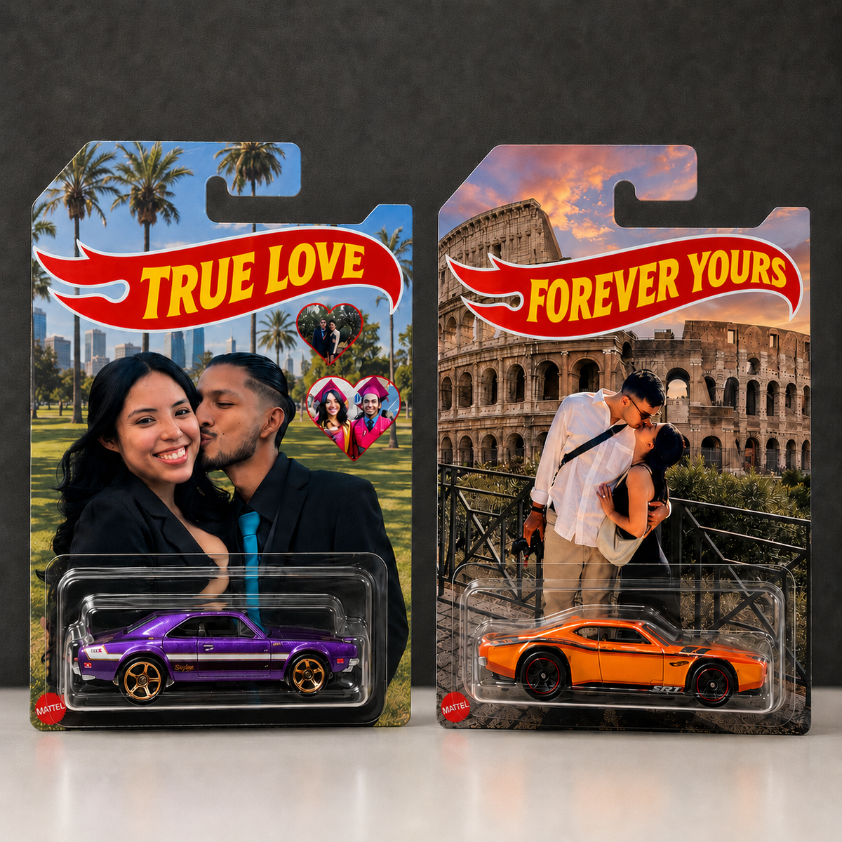 Custom Couple Photo Love Wheels Package, Customized Gift For Him For Husband, Boyfriend, Car Lover Gift CH07 911656