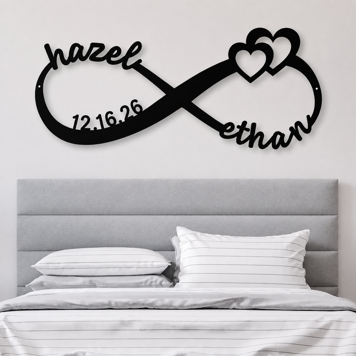Personalized Wedding Date Metal Sign Gift For Wedding, Couple Anniversary, For Husband, Wife HO82 903452