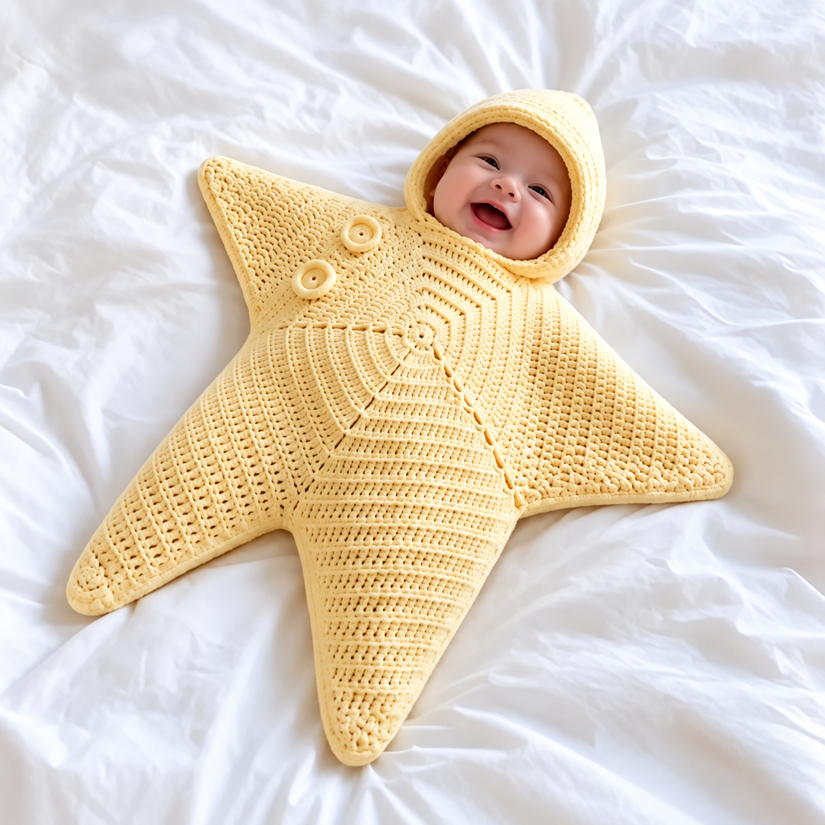 Newborn Star Swaddle Crochet Romper - Gift For Your Baby HO82 903634