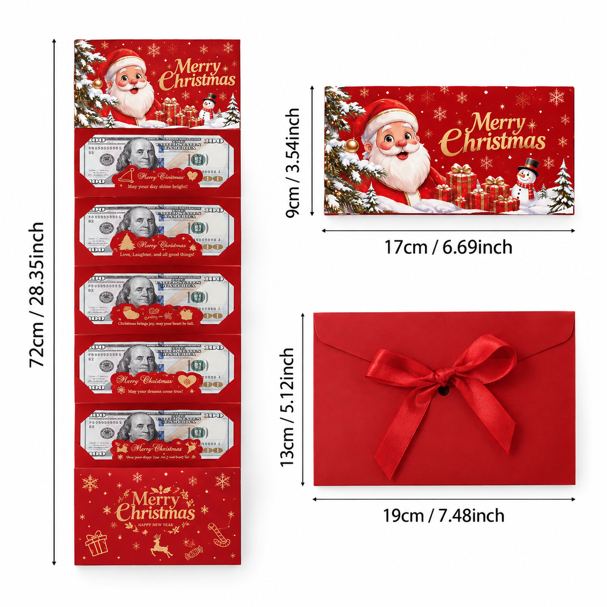 Christmas Money Gift Envelope, Surprise Gift Christmas Money Holder HO82 903584