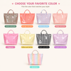 Custom Name Embroidered Waterproof Beach Tote Bag Gift For Her, Personalized Bachelorette Party Favor CH07 911346