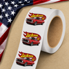 Custom Name & Number Wheel Roll Sticker CH07 180348