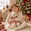 Embroidered Kid Name Nursery Rabbit Doll Baby Girl Shower Gift Christmas Gift CH07 180476
