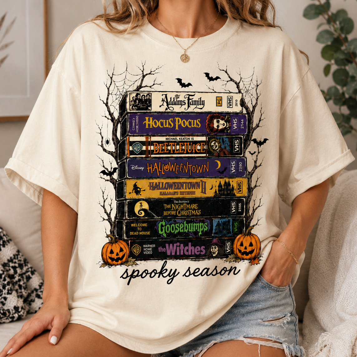Vintage Halloween Retro Spooky Season Comfort Shirt - Funny Horror Shirt CH07 180220
