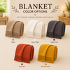 Custom Couple Name Embroidered Knit Throw Blanket, Personalized Wedding Gift, Anniversary Gift CH07 180106