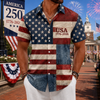 USA 250th Anniversary 1776-2026 American Flag Hawaii Shirt July 4th Outfit CH07 911800