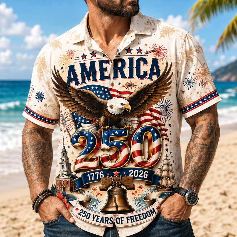 250 Years of Freedom American Pride Hawaii Shirt CH07 911928