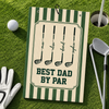 Best Dad By Par Custom Kid Name Golf Towel Gift For Dad CH07 911626
