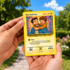 Custom Father's Day Photo Card Best Dad Ever PKM Trainer Card Father's Day Gift CH07 911620