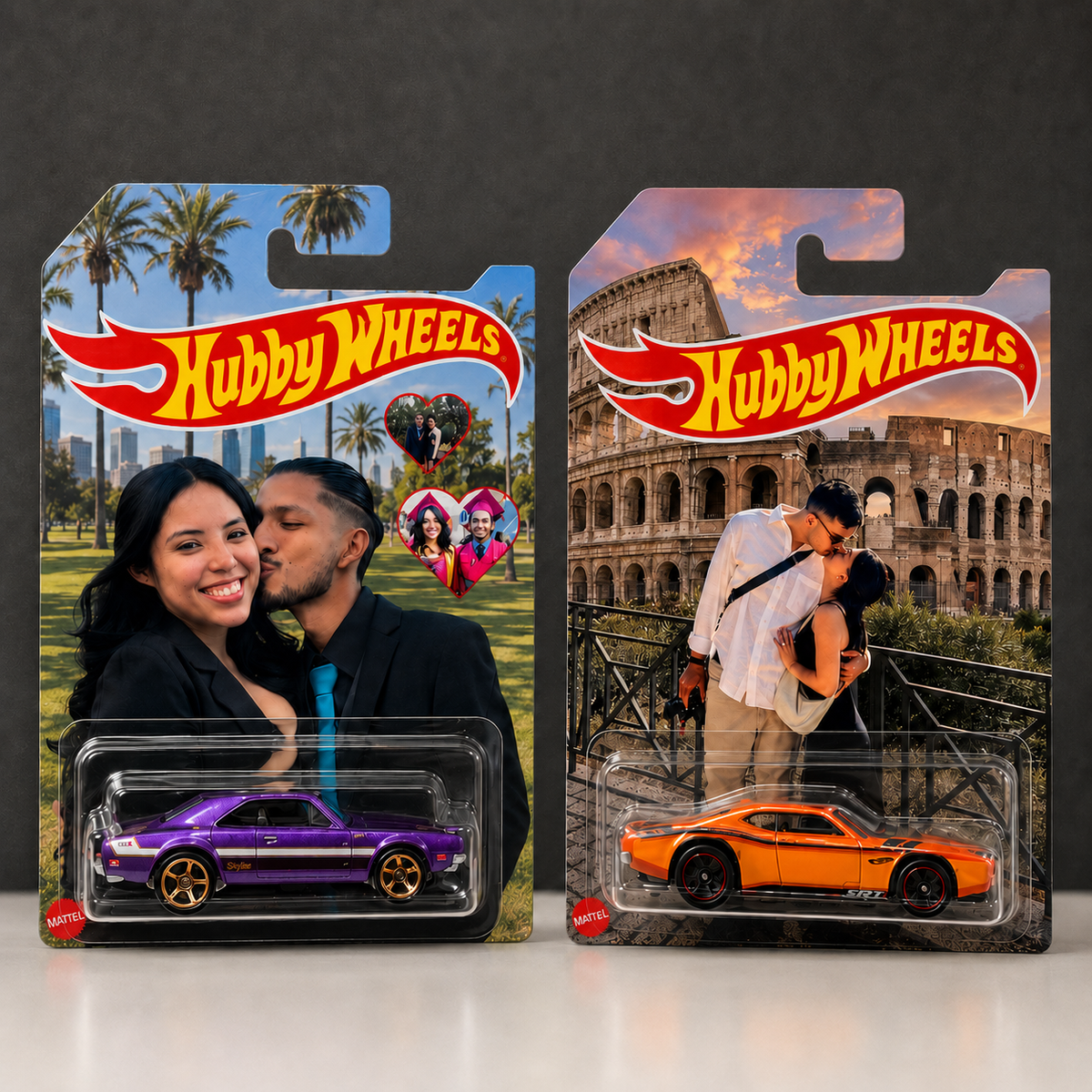 Custom Couple Photo Love Wheels Package, Customized Gift For Him For Husband, Boyfriend, Car Lover Gift CH07 911656