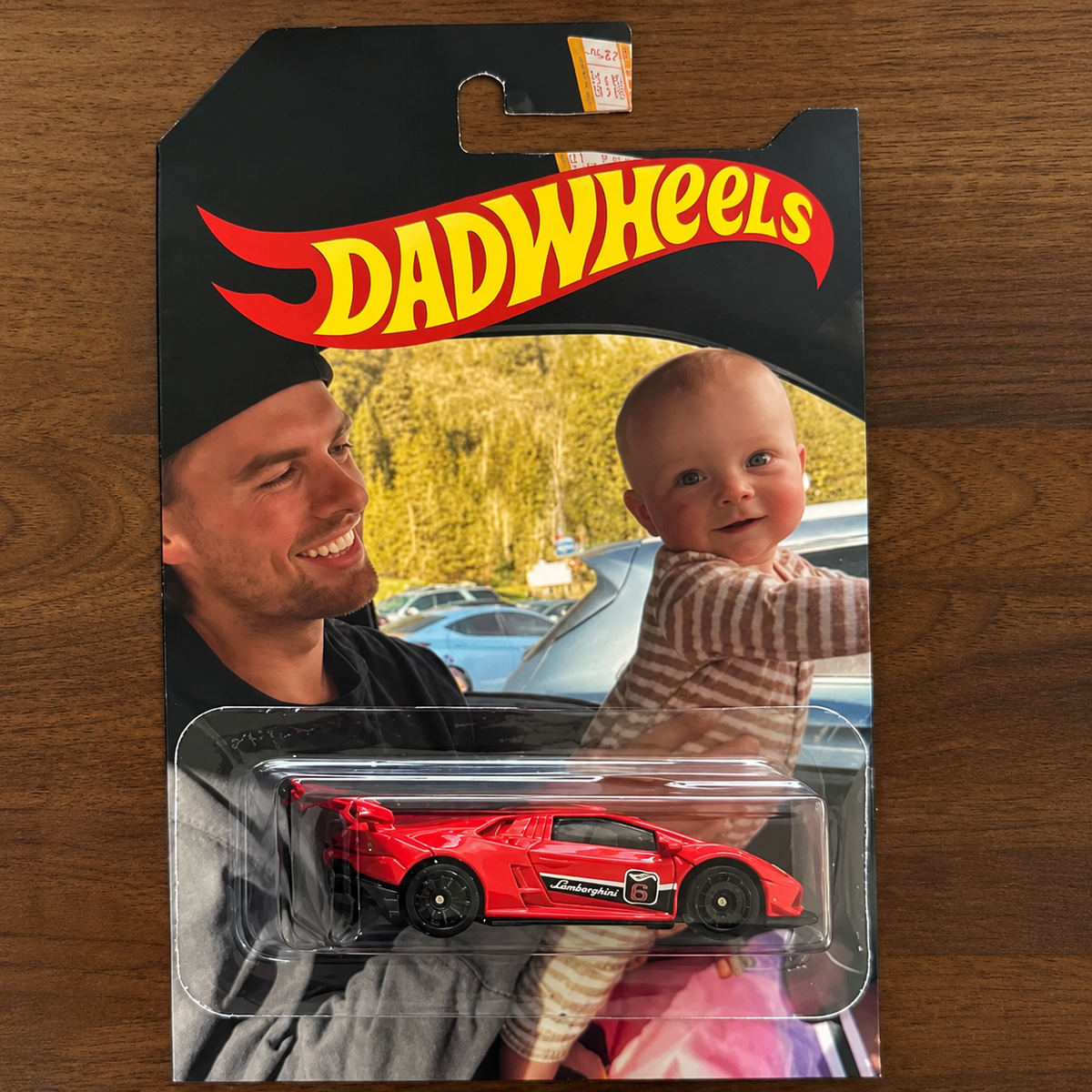 Custom Dad & Kid Photo Car Wheels Package, Customized Father's Day Gift For Him For Car Lover Gift CH07 911662