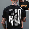 Custom Photo Best Dog Dad Ever Back & Front Dark Shirt Gift For Dad TH10 169585
