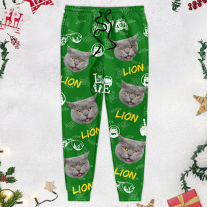 Custom Cat Photo With Offroad Pattern Sweatpants N304 HN590