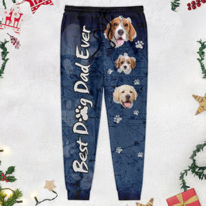 Custom Photo Best Dog Dad Mom Ever Dog Sweatpants N369 HN590
