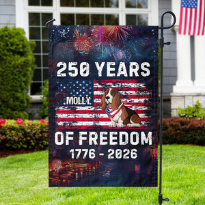 Custom Dog America 250 of Freedom Garden Flag For Dog Lovers LM32 895321