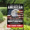 Custom Family Name America 250th Anniversary We The People Eagle Garden Flag CH07 896880