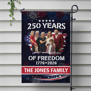 Custom Family Photo Celebrate 250 Years of America Garden Flag CH07 899286
