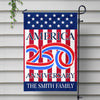 America 250th Anniversary Personalized Garden Flag HA75 897536