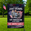 Custom Family Photo Celebrate 250 Years of America Garden Flag CH07 899286