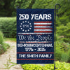 Custom Family Name America’s 250th Anniversary United States Semiquincentennial Garden Flag HO82 900342