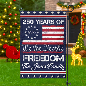 We The People Freedom Personalized Garden Flag HA75 897440