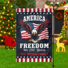 America 250 Years of Freedom Patriotic Eagle Flag Personalized Garden Flag HA75 897350