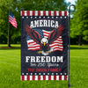 America 250 Years of Freedom Patriotic Eagle Flag Personalized Garden Flag HA75 897350