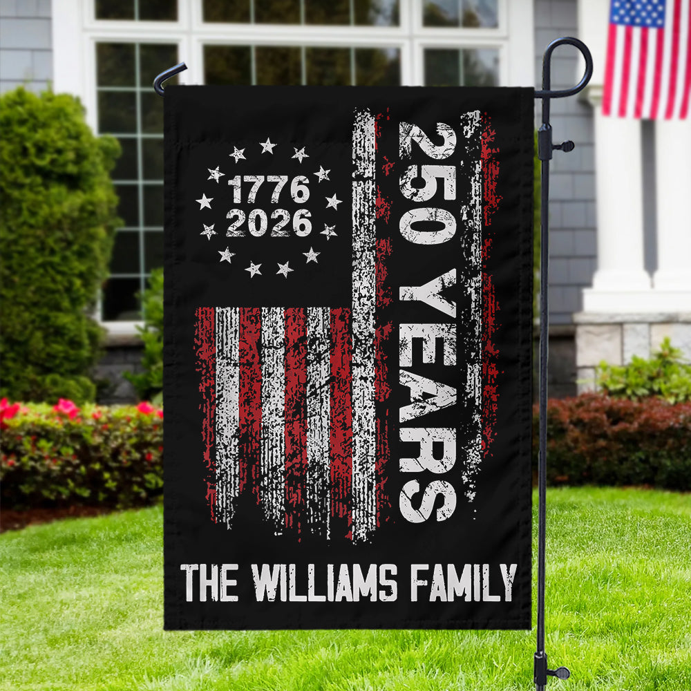 America 250th Birthday US Flag 250 Years We The People Garden Flag HA75 897390