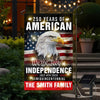 Custom Family Name America 250th Anniversary We The People Eagle LED Garden Flag CH07 899076